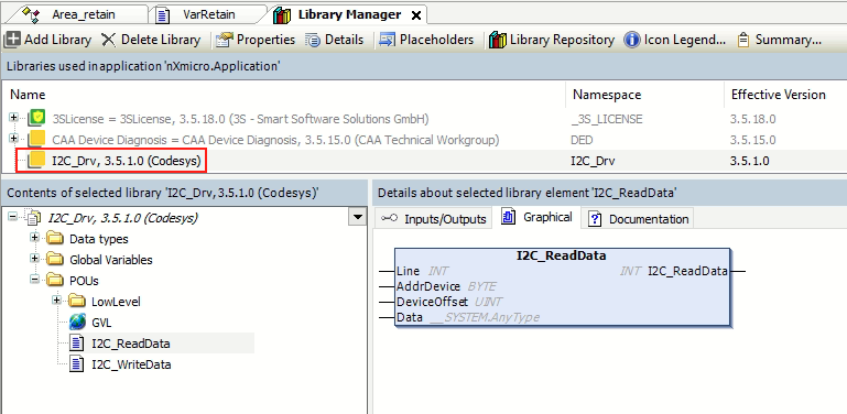 I2C_Drv library
