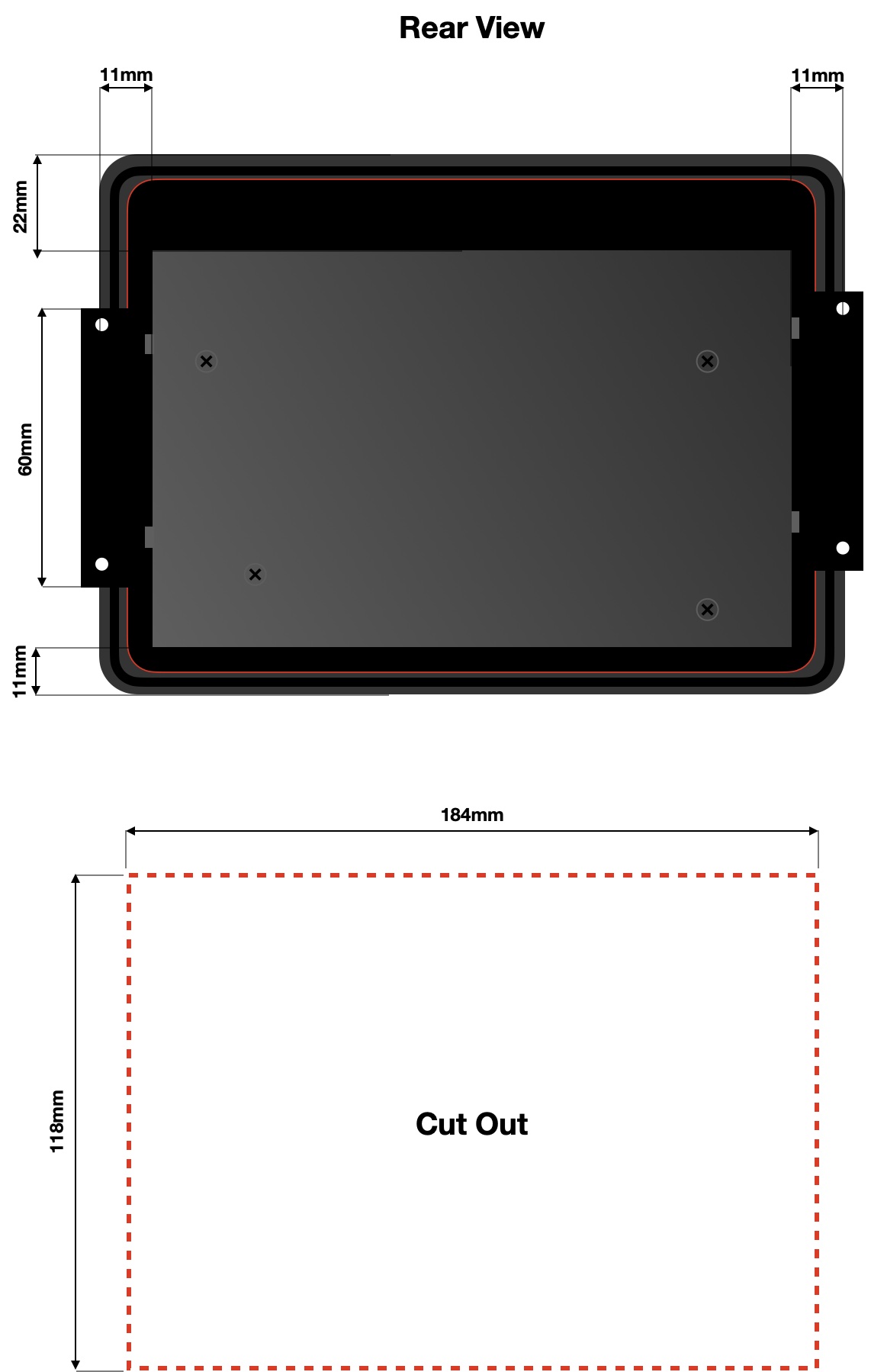 nX7 cut out
