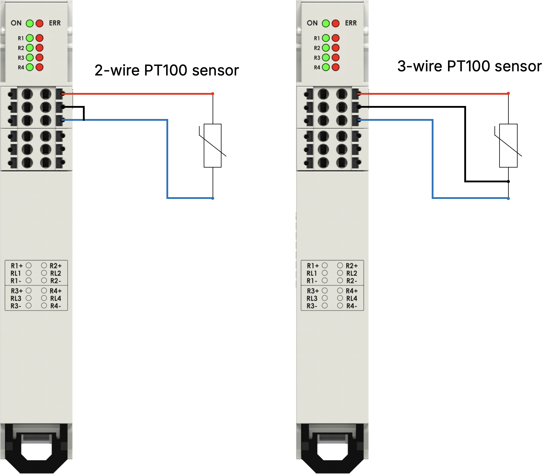 RTD sensor connection