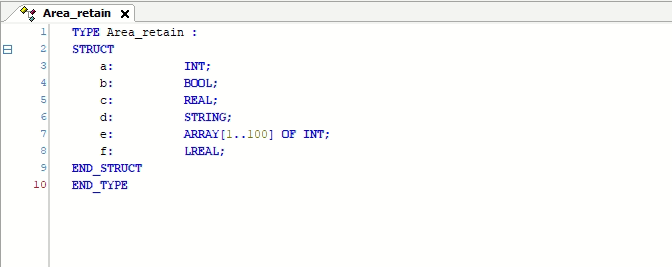 Define struct